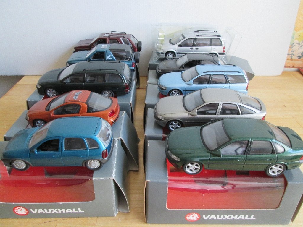 Einmalige Vauxhall / Opel Sammlung 10 St. 1:43 Vauxhall OVP, Ophalen of Verzenden, Gebruikt, Auto, Schuco