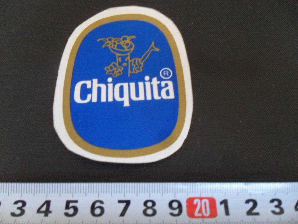 sticker CHIQUITA logo, Verzamelen, Ophalen of Verzenden, Zo goed als nieuw