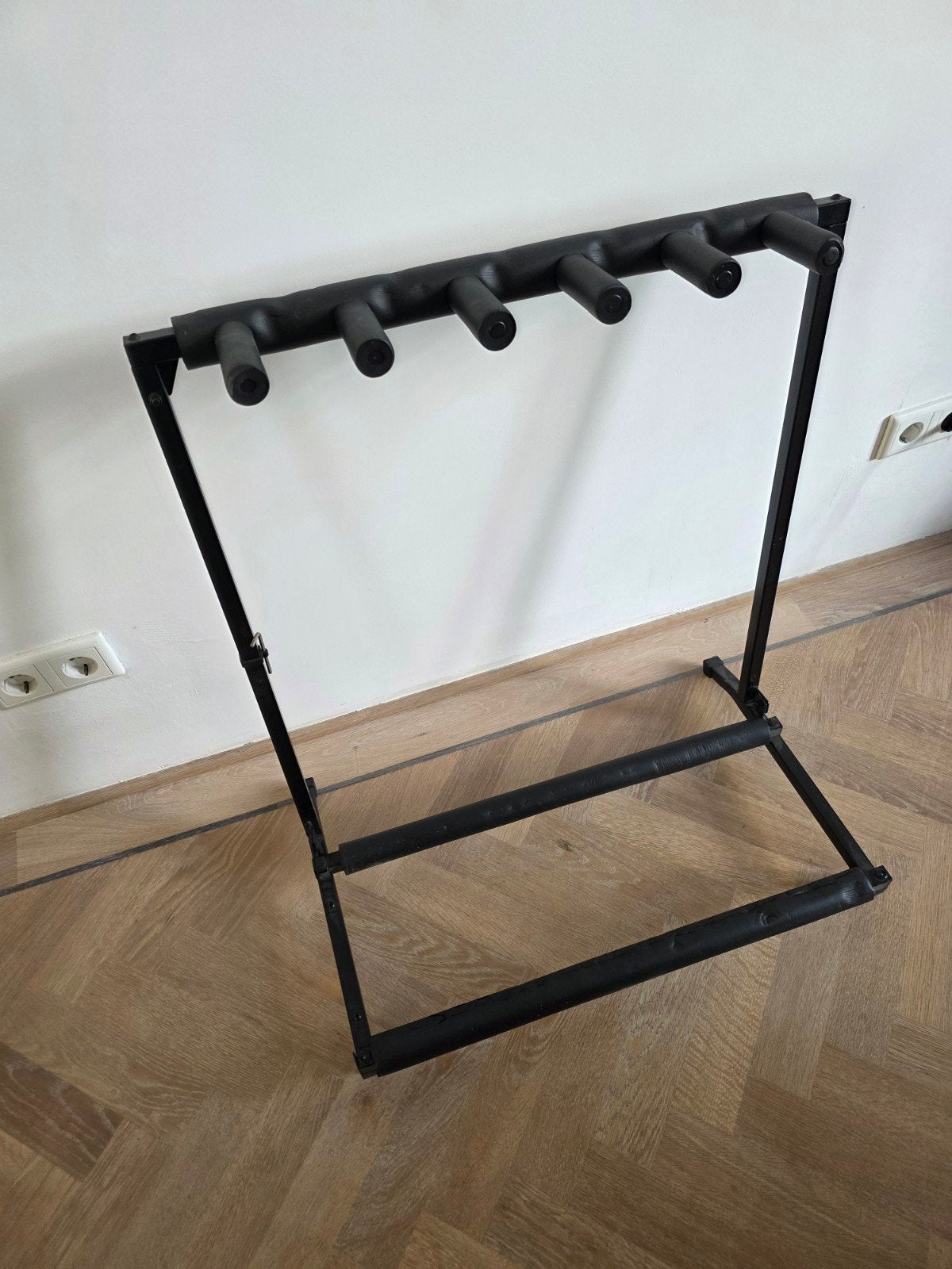 Gitaarstandaard voor 5 gitaren - Zwart, Gebruikt, Ophalen, Gebruikt, Instrumentstandaard, Gitaar