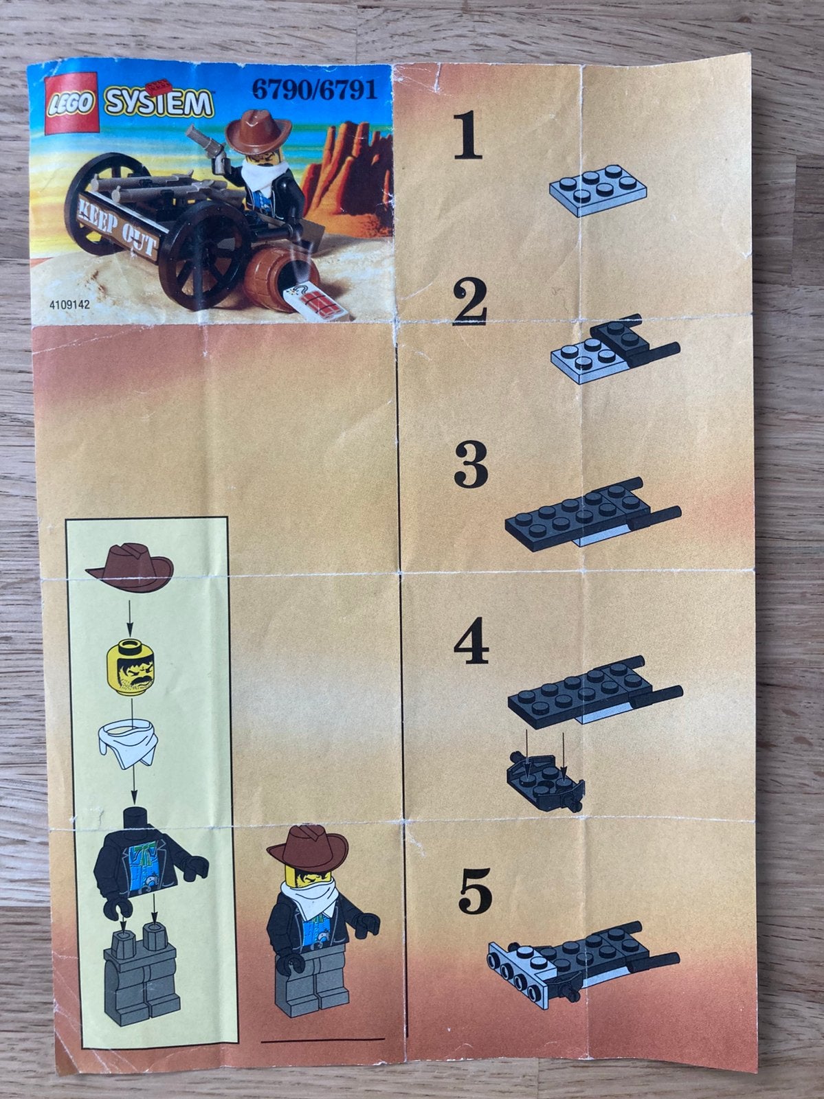 Lego 6790 bouwinstructie instructieboekje (zonder Lego), Gebruikt, Overige thema's, Lego, Overige typen