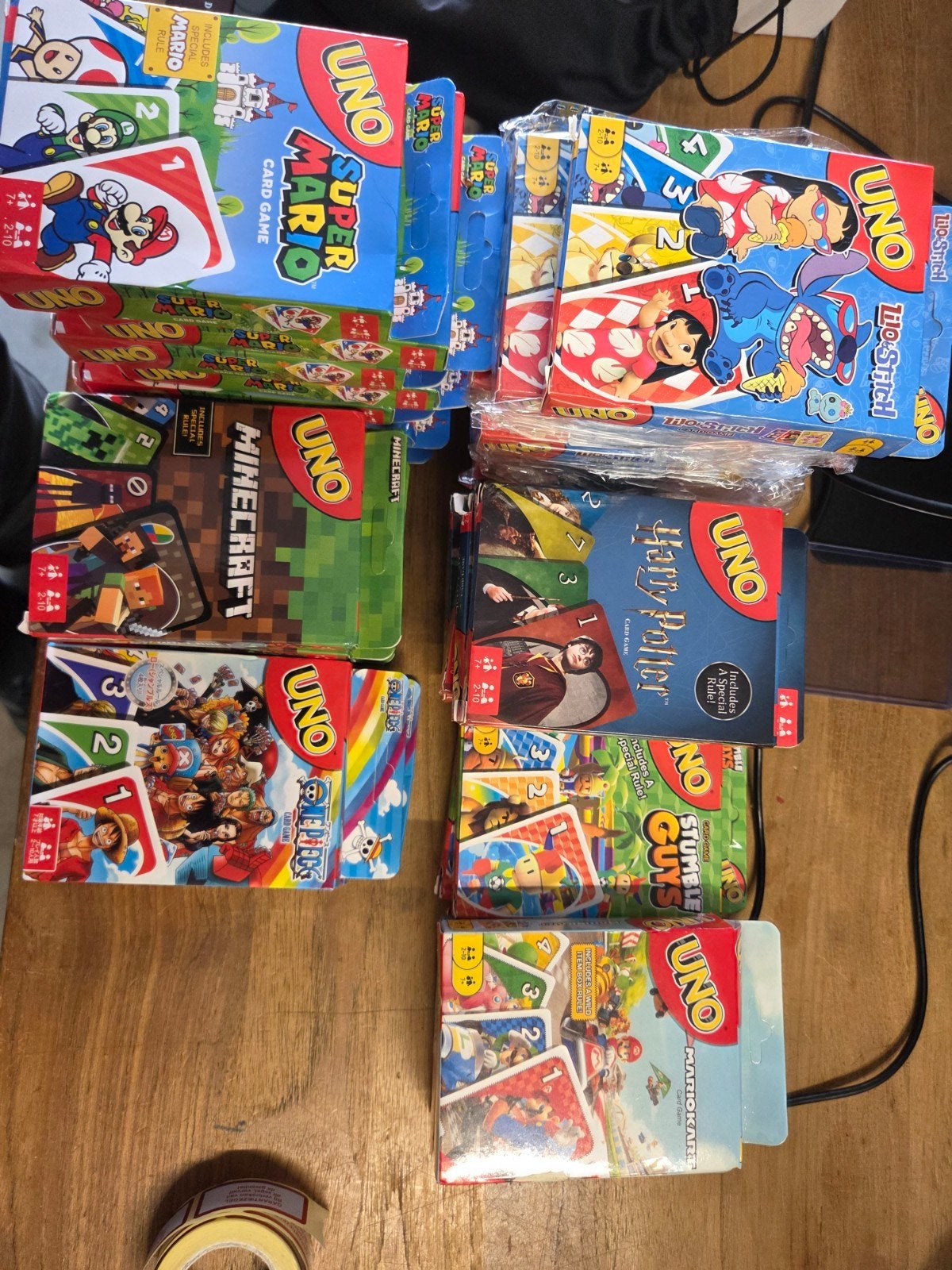 Grote partij diverse UNO spellen (32 stuks), Drie of vier spelers, Ophalen of Verzenden, Nieuw