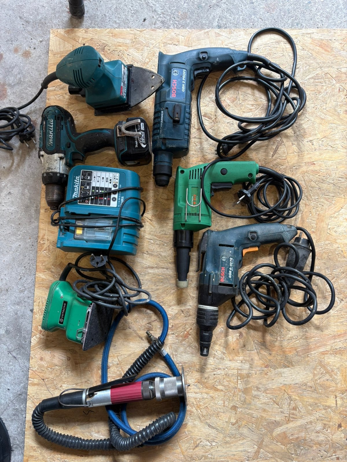 Groot partij elektrische gereedschap, Ophalen, Zo goed als nieuw