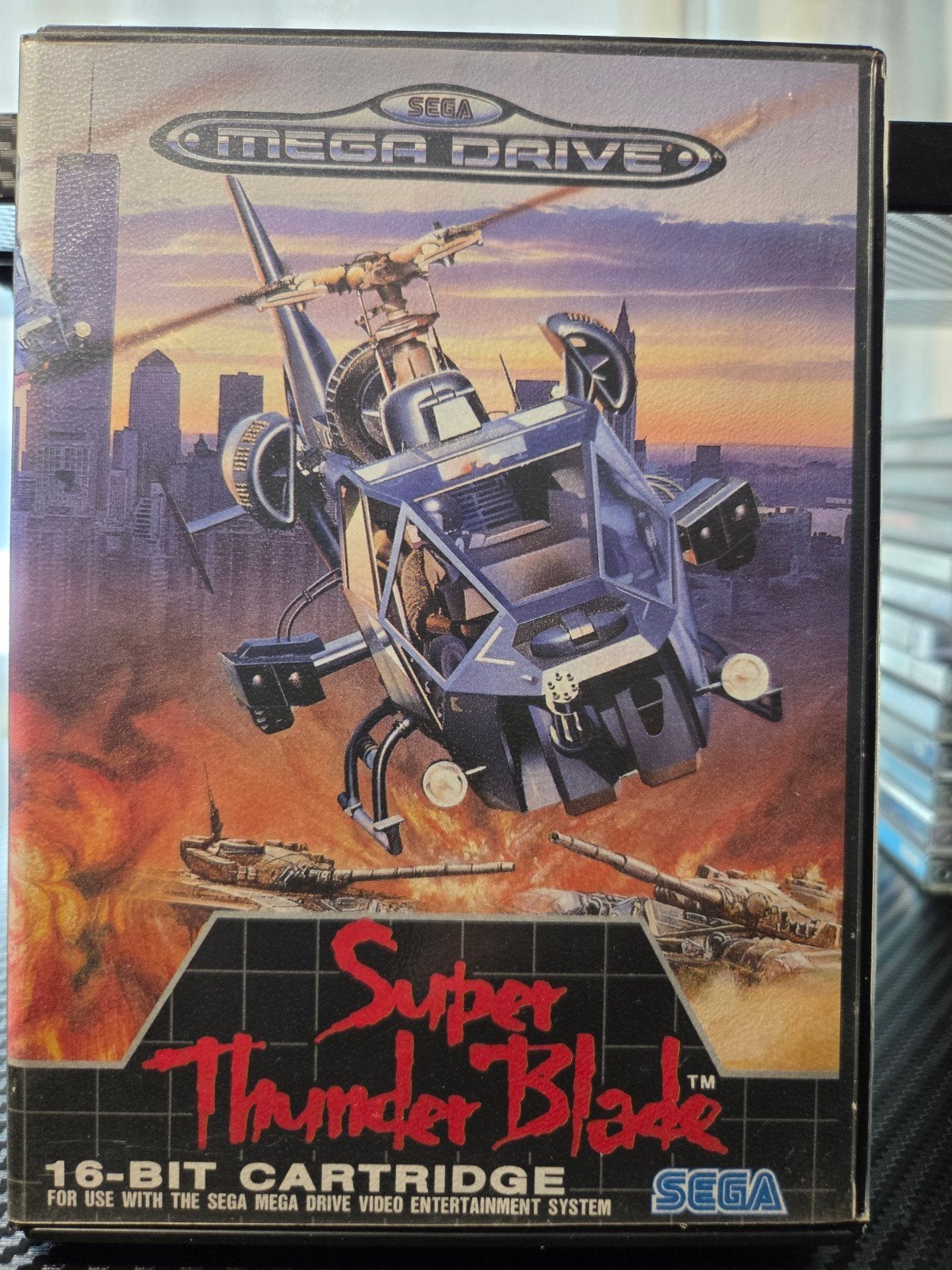 Super Thunder Blade Sega Mega Drive, Spelcomputers en Games, Games | Sega, Avontuur en Actie, Gebruikt, 1 speler, Ophalen of Verzenden