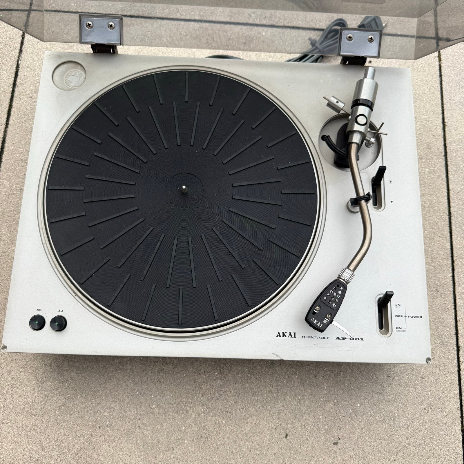 Akai AP-001 Platenspeler - Vintage Belt Drive, Audio, Tv en Foto, Ophalen of Verzenden, Gebruikt, Platenspeler, Akai