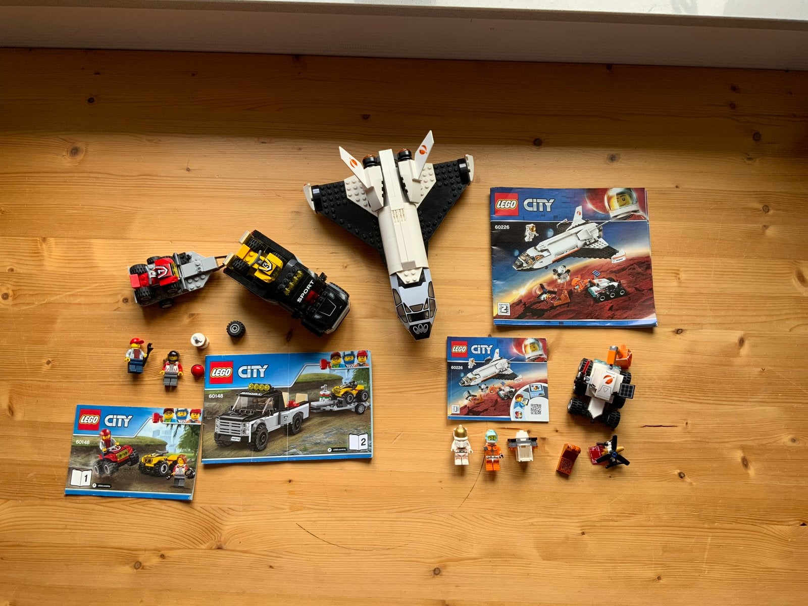 LEGO City Ruimtevaart en Off-road voertuigen, 60226 - 60148, Ophalen of Verzenden, Gebruikt