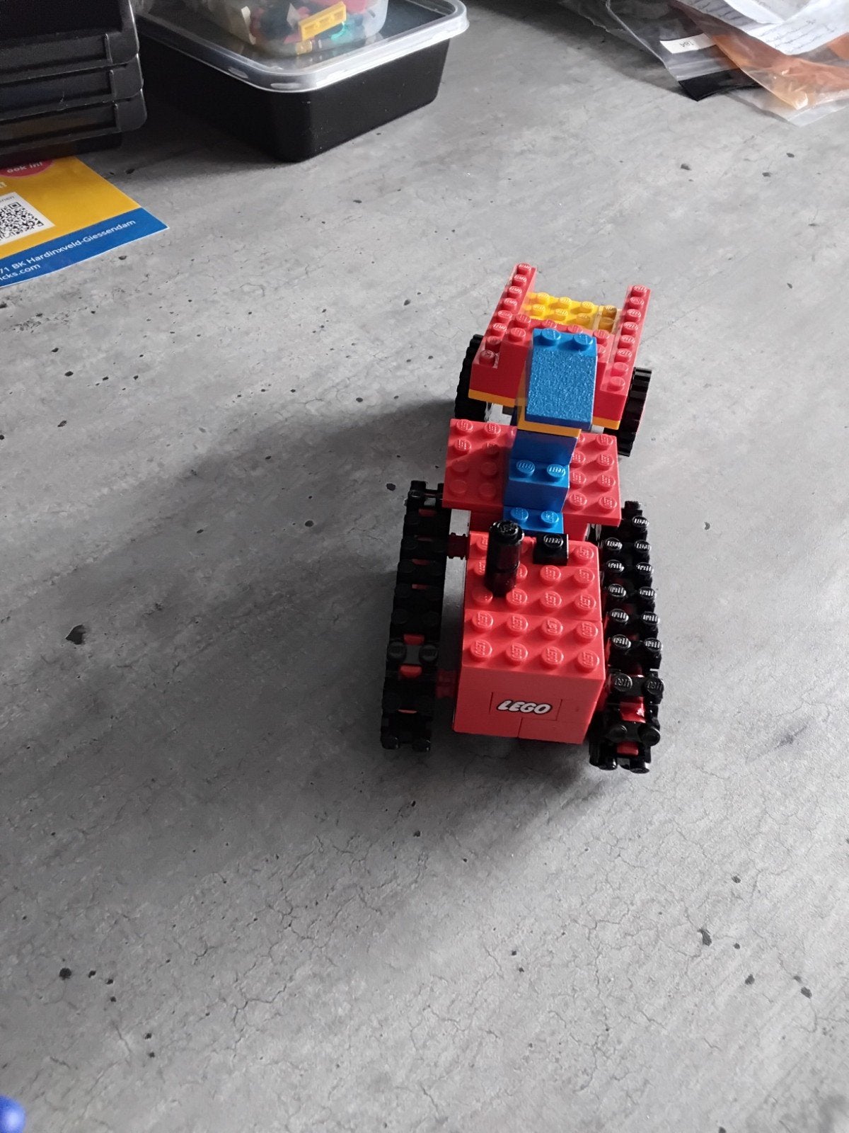 Gear Bulldozer 813 lego, Ophalen of Verzenden, Gebruikt