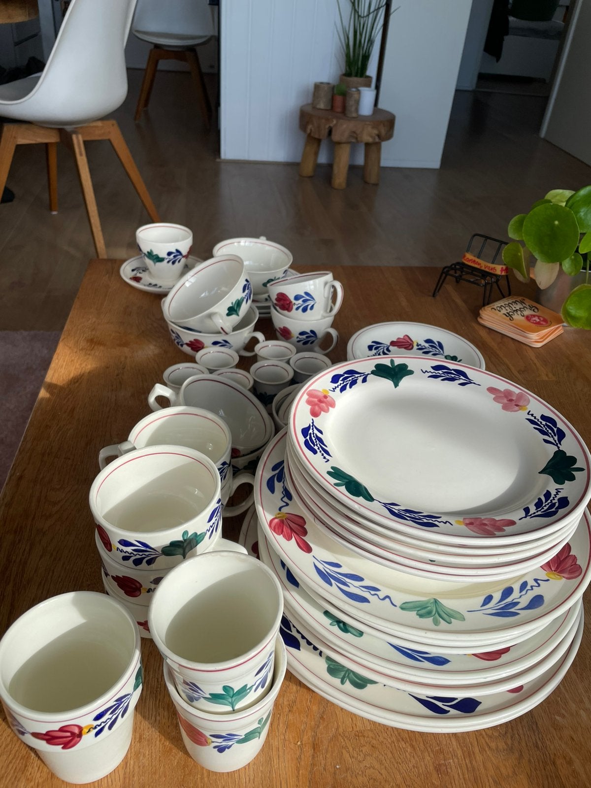 Boerenbond servies, Ophalen