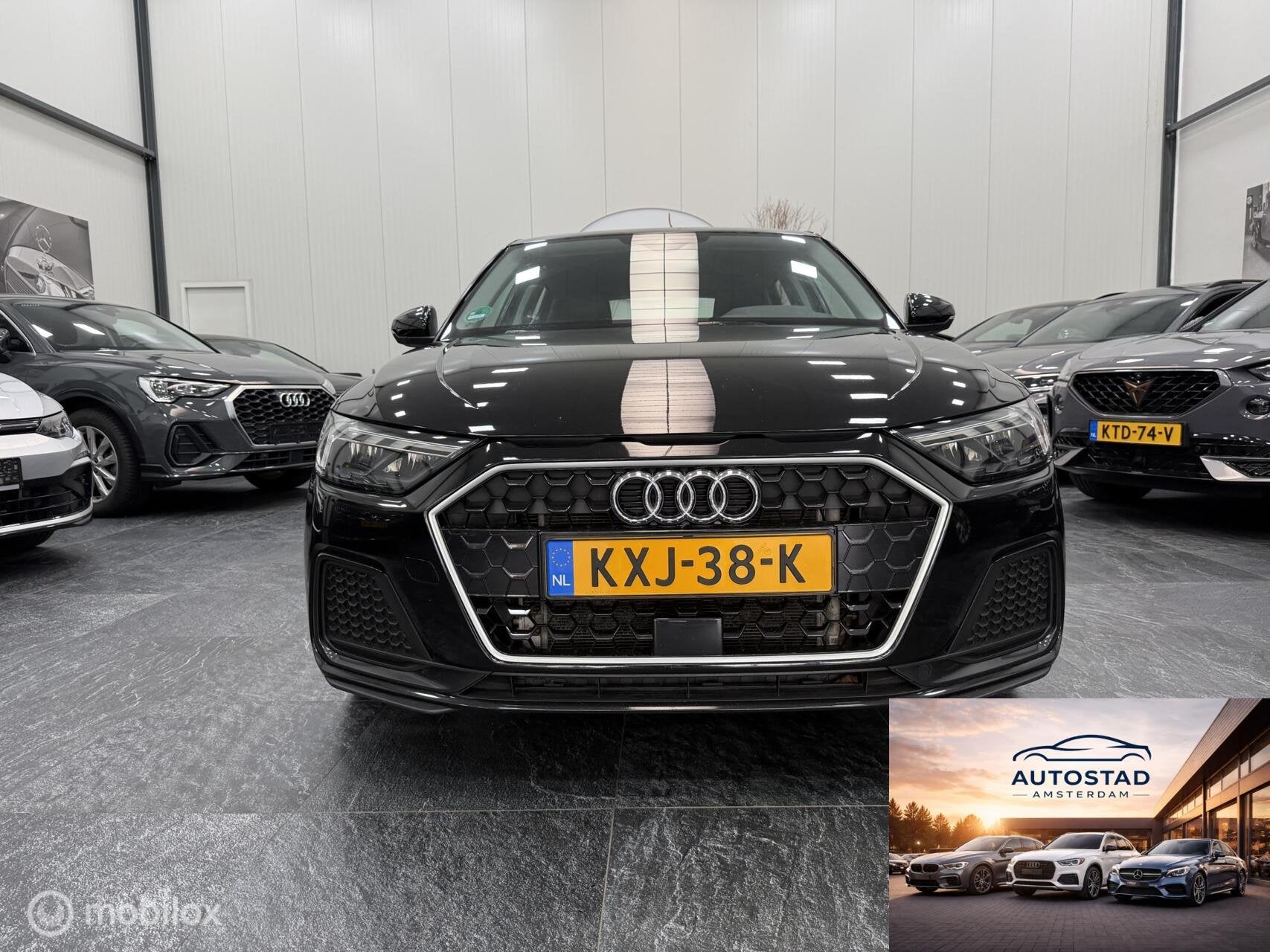 Audi A1 1.0 TFSI AUTOMAAT AMBIENTE AUTOMAAT, Auto's, Automaat, Stof, Overige brandstoffen, Zwart