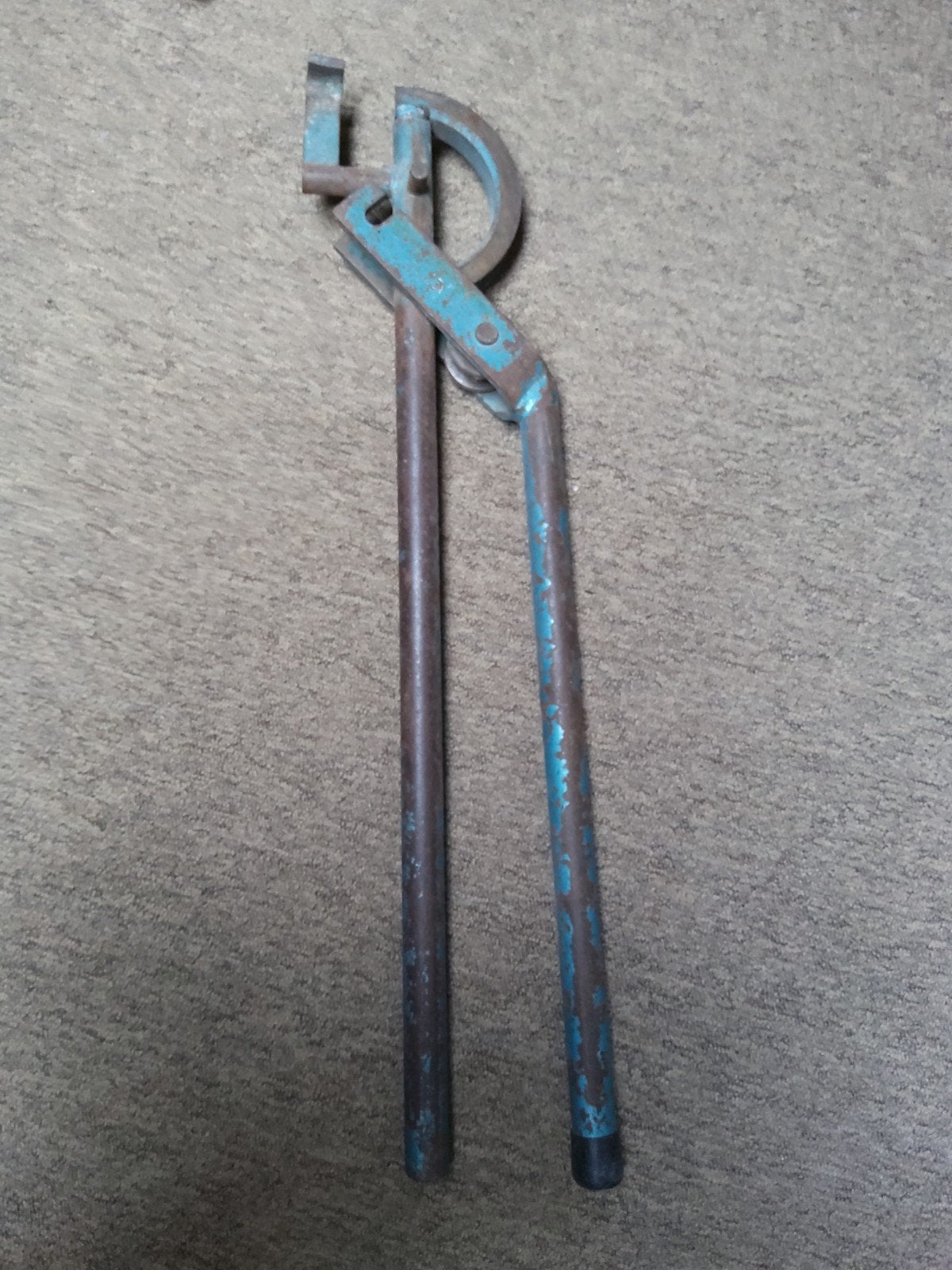 buigijzer 15 mm, Ophalen