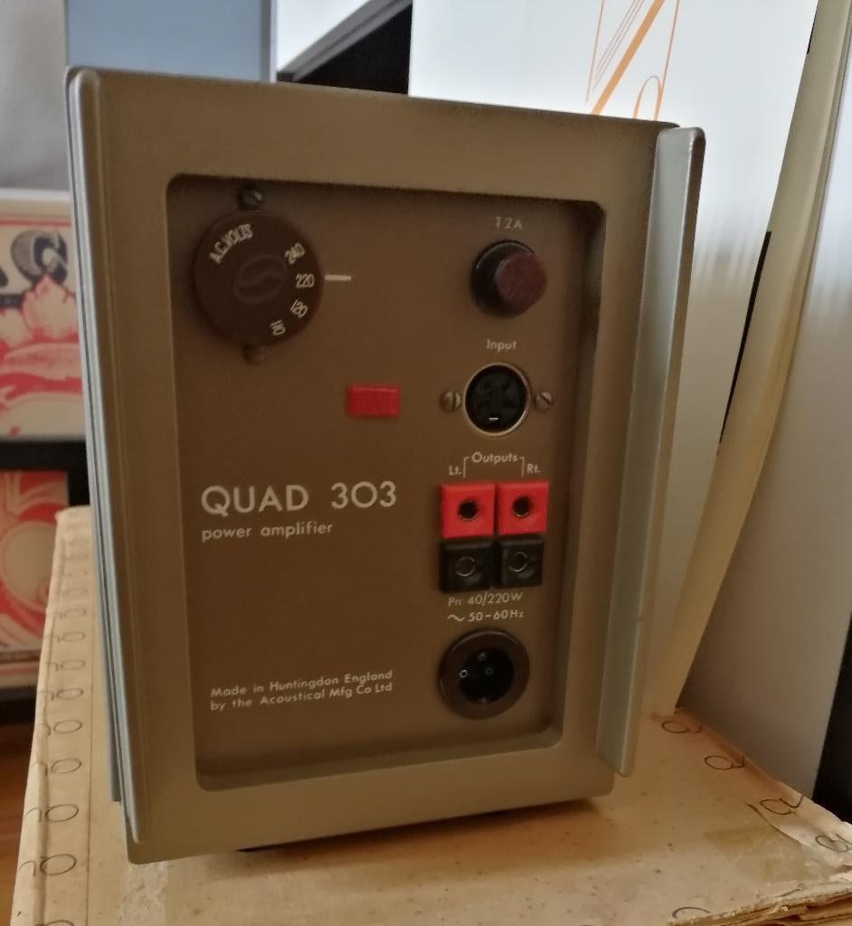 Quad Pre 33 Power 303 stereo amplifier FM 3 tuner phono, Audio, Tv en Foto, Stereo-sets, Zo goed als nieuw, Tuner of Radio, Overige merken