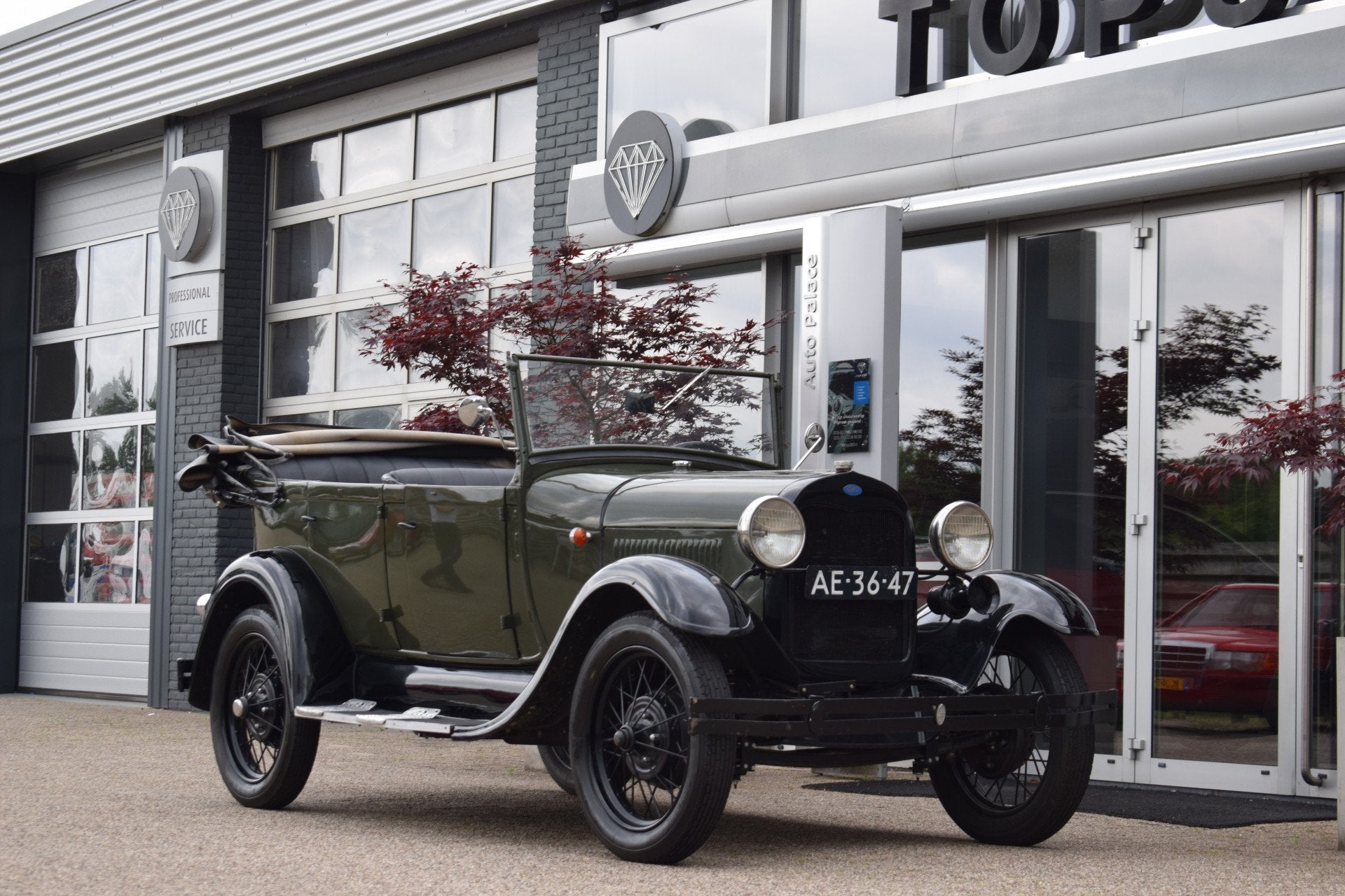 Ford Model A Pheaton 1929 A-Ford 4-deurs cabriolet!, foto 5