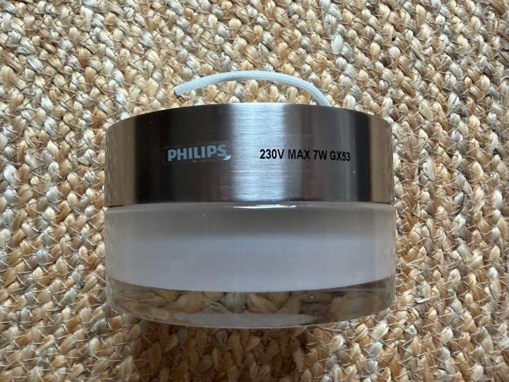 Philips Ecomoods wandlamp Pleased chroom/glas, Philips, Overige fittingen, Ophalen of Verzenden, Zo goed als nieuw