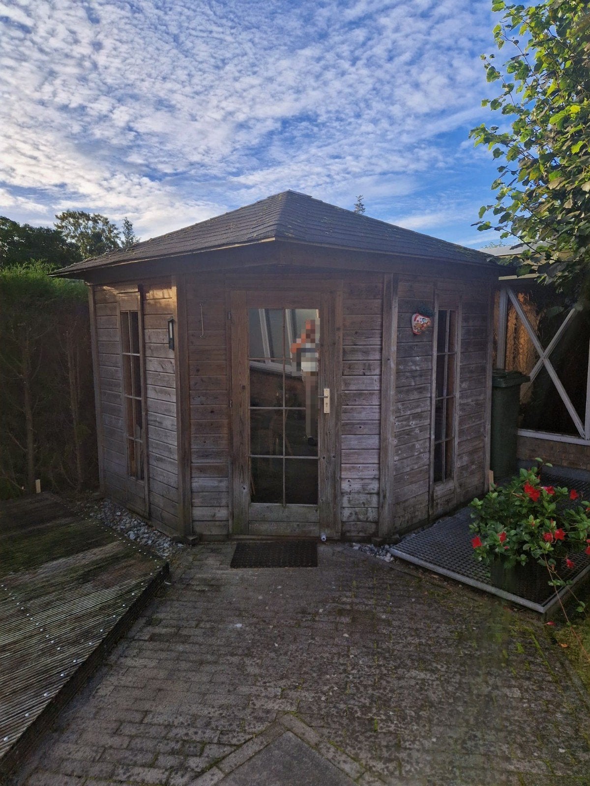 Tuinhuisje 260x260 in zeer goede staat, Tuin en Terras, Ophalen