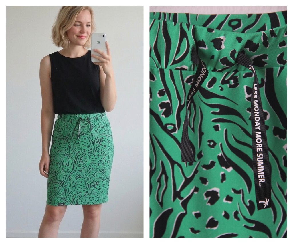 &Co Woman - NIEUW prachtige groene rok met print - maat M, Maat 38/40 (M), &Co Woman, Nieuw, Ophalen of Verzenden