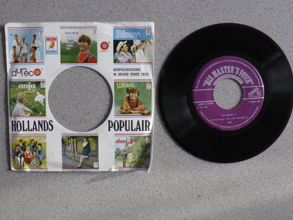 Max Tailleur - Oh Dokter VINYL SINGLE, Cd's en Dvd's, Vinyl Singles, Zo goed als nieuw, Single, 1960 - 1969, Humor en Cabaret