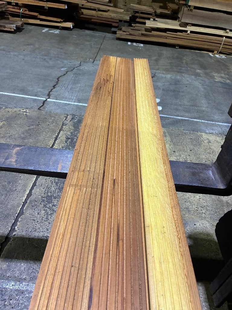 Hardhouten Planken vlonderplanken 45x120mm € 5,48 m1, Ophalen, Nieuw, Hout