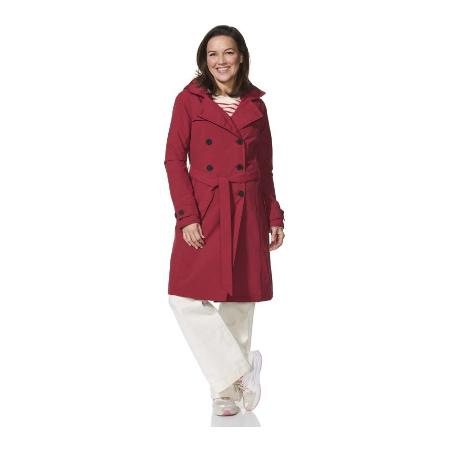 Happy Rain Days - Dames Donkerrode Trenchcoat Geneve - ma..., Overige kleuren, Info@happyrainydays.nl, Maat 42/44 (L), Jaagpad 32 1059 BP Amsterdam