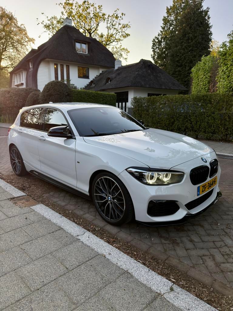 BMW M140i 470pk Aut 2018 Wit, Achterwielaandrijving, Zwart, Automatische klimaatregeling, Wit