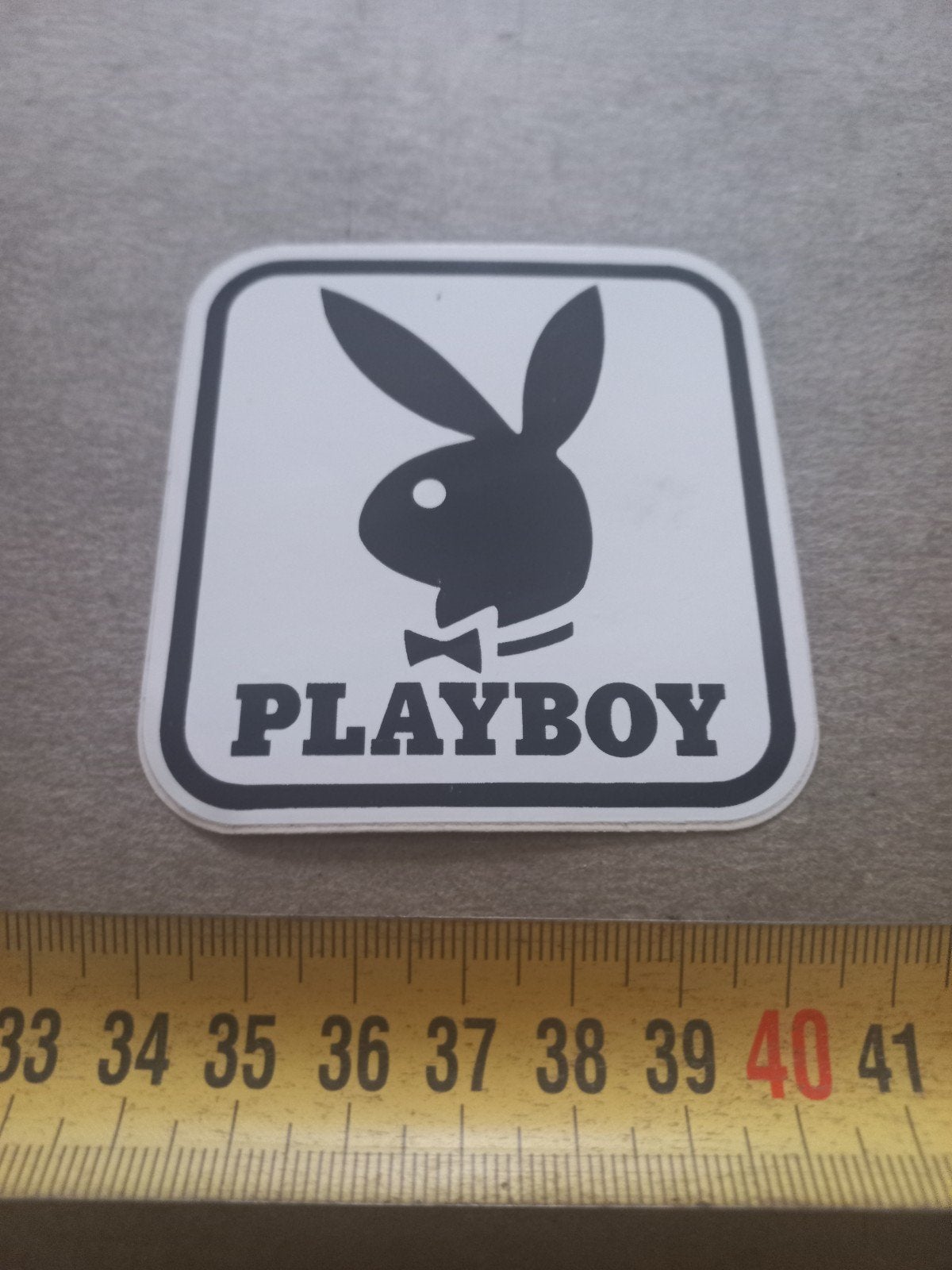 Playboy konijn logo sticker, Ophalen of Verzenden, Nieuw, Merk