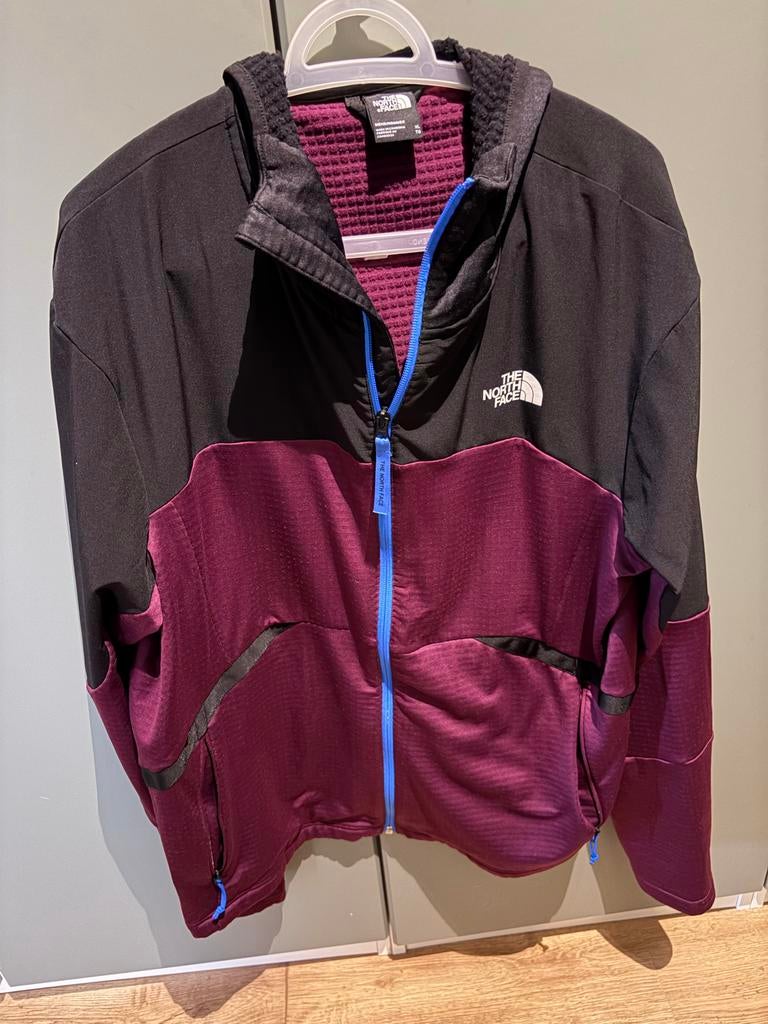 The North Face Jasje - Zwart/Paars - Maat XL, Ophalen of Verzenden, Zo goed als nieuw, Maat 56/58 (XL), Zwart