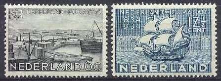Nederland NVPH nr 267/8 postfris Curacao 1934, Postzegels en Munten, Ophalen of Verzenden, T/m 1940, Postfris