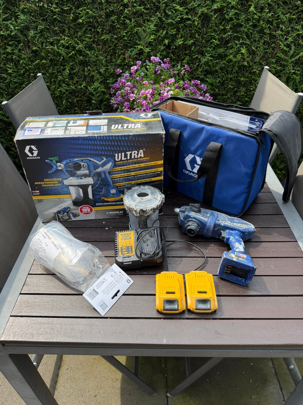 Graco Ultra Handheld Airless Cordless, Ophalen of Verzenden, Gebruikt, Verfspuit of Verfpomp