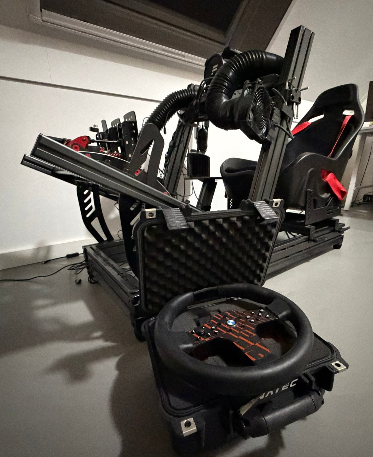 Complete Fanatec met Next Level Racing Rig (ook los te koop), Spelcomputers en Games, Ophalen, Overige merken, Zo goed als nieuw
