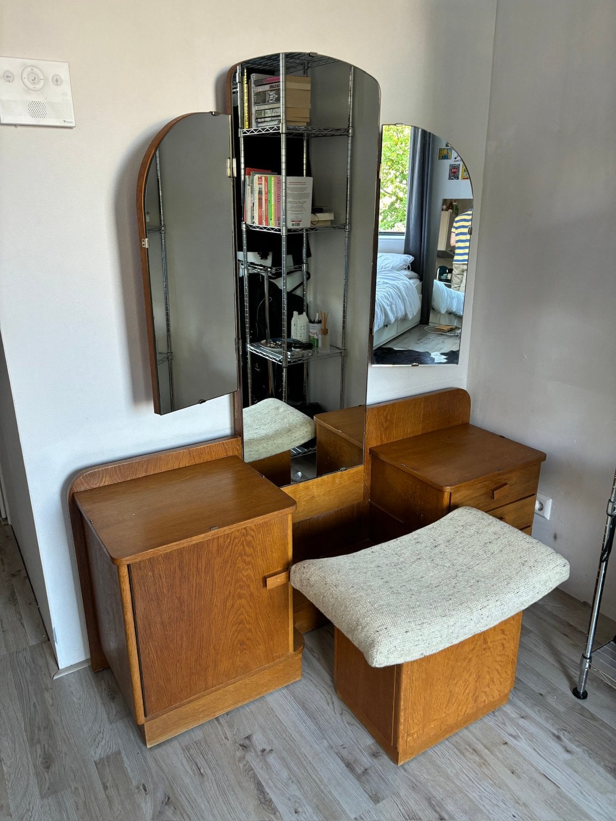 Vintage Kaptafel/Dressing Table, Ophalen, Zo goed als nieuw, 50 tot 100 cm, Minder dan 100 cm