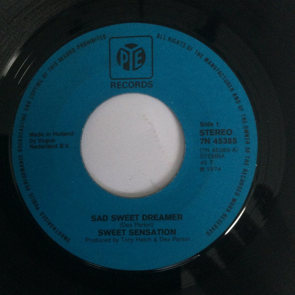 Sweet Sensation Sad Sweet Dreamer 7" funk soul disco 70s, Gebruikt, 7 inch, Ophalen of Verzenden, Dance en House