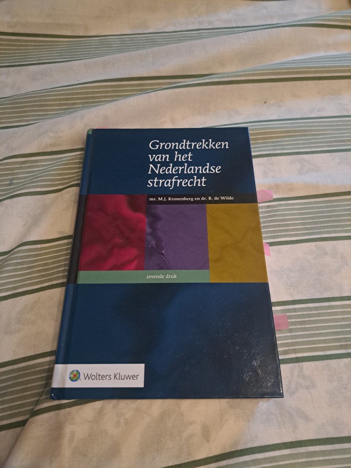 Grondtrekken van het Nederlandse Strafrecht - 7e druk, Boeken, Mr. M.J. Kronenberg en dr. B. de Wilde, Zo goed als nieuw, Gamma