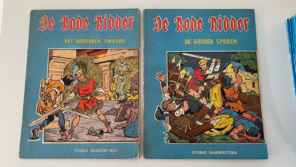 De Rode Ridder - Set van 59 exemplaren (jaren '60, 1e drukke, Boeken, Meerdere stripboeken, Ophalen of Verzenden, Zo goed als nieuw