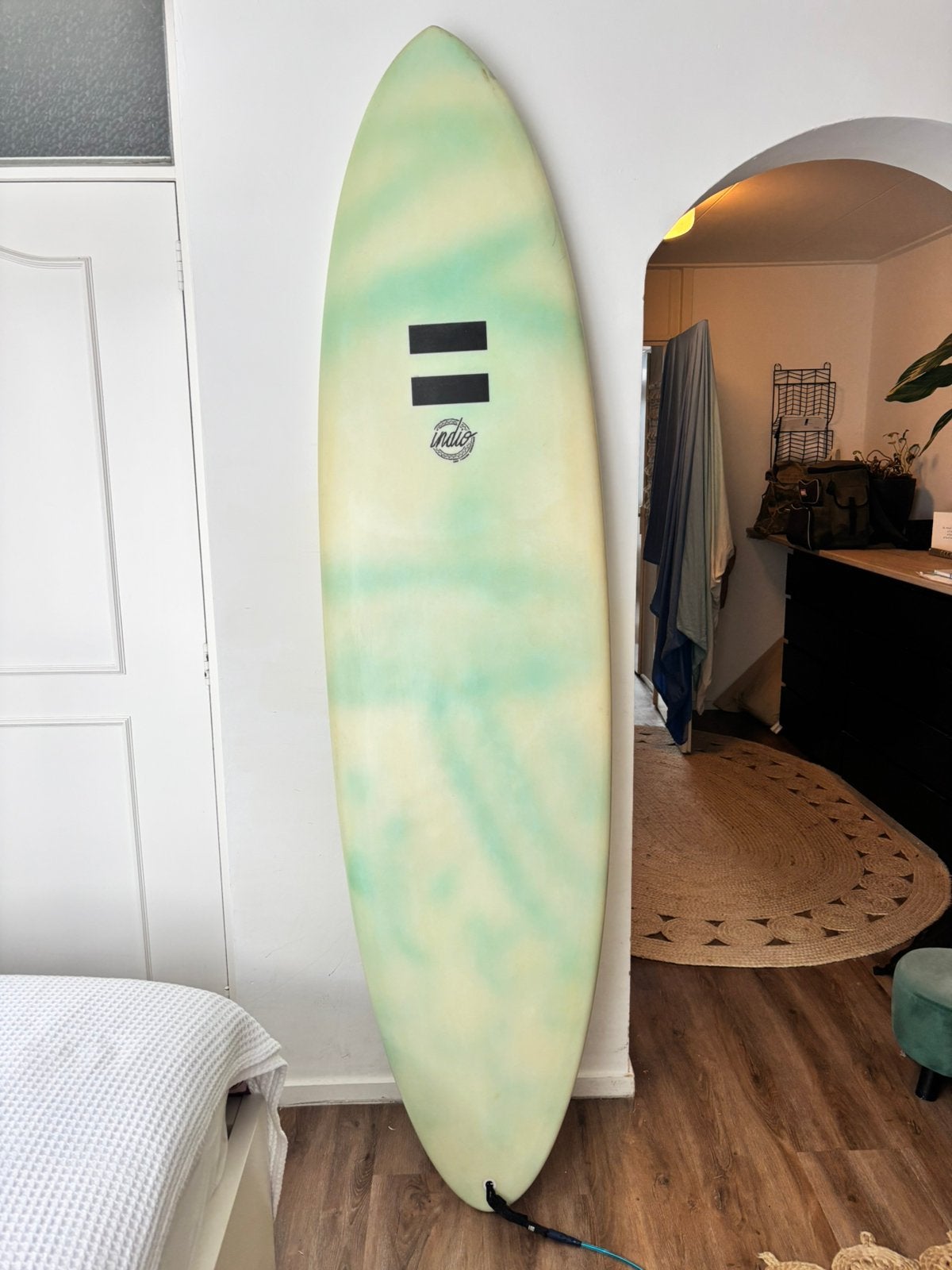 Surfboard Indio The Egg 60 Liter 228 cm, Ophalen, Zo goed als nieuw, Longboard