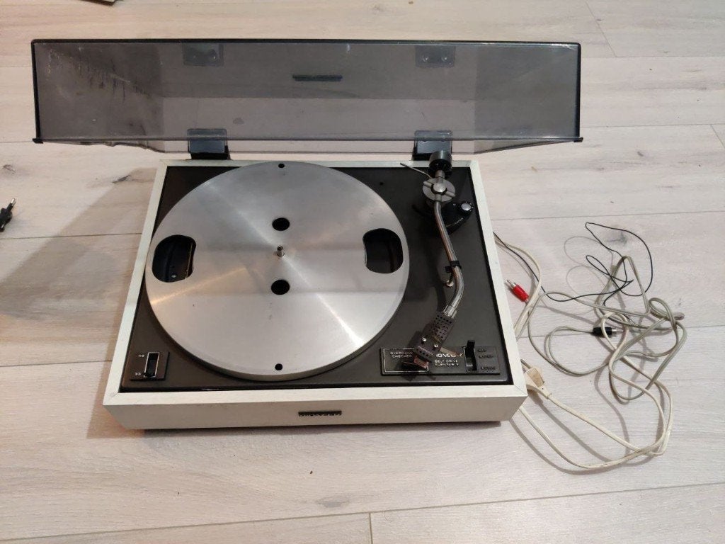 Vintage Pioneer PL-12-D-mk ll platenspeler - jaren 70, Audio, Tv en Foto, Platenspelers, Ophalen, Gebruikt, Overige merken