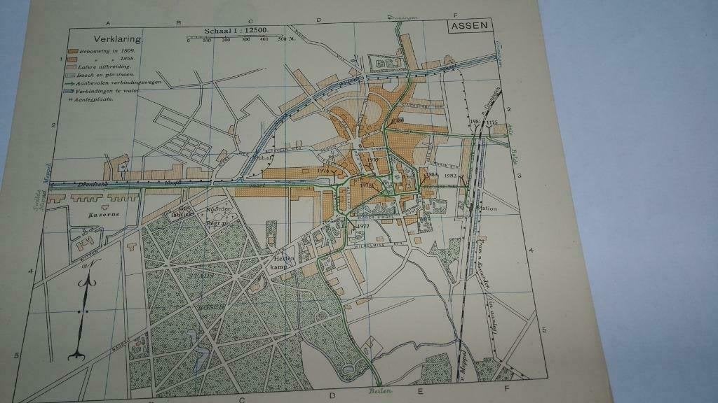 06 / Assen  Litho 1917, Ophalen of Verzenden