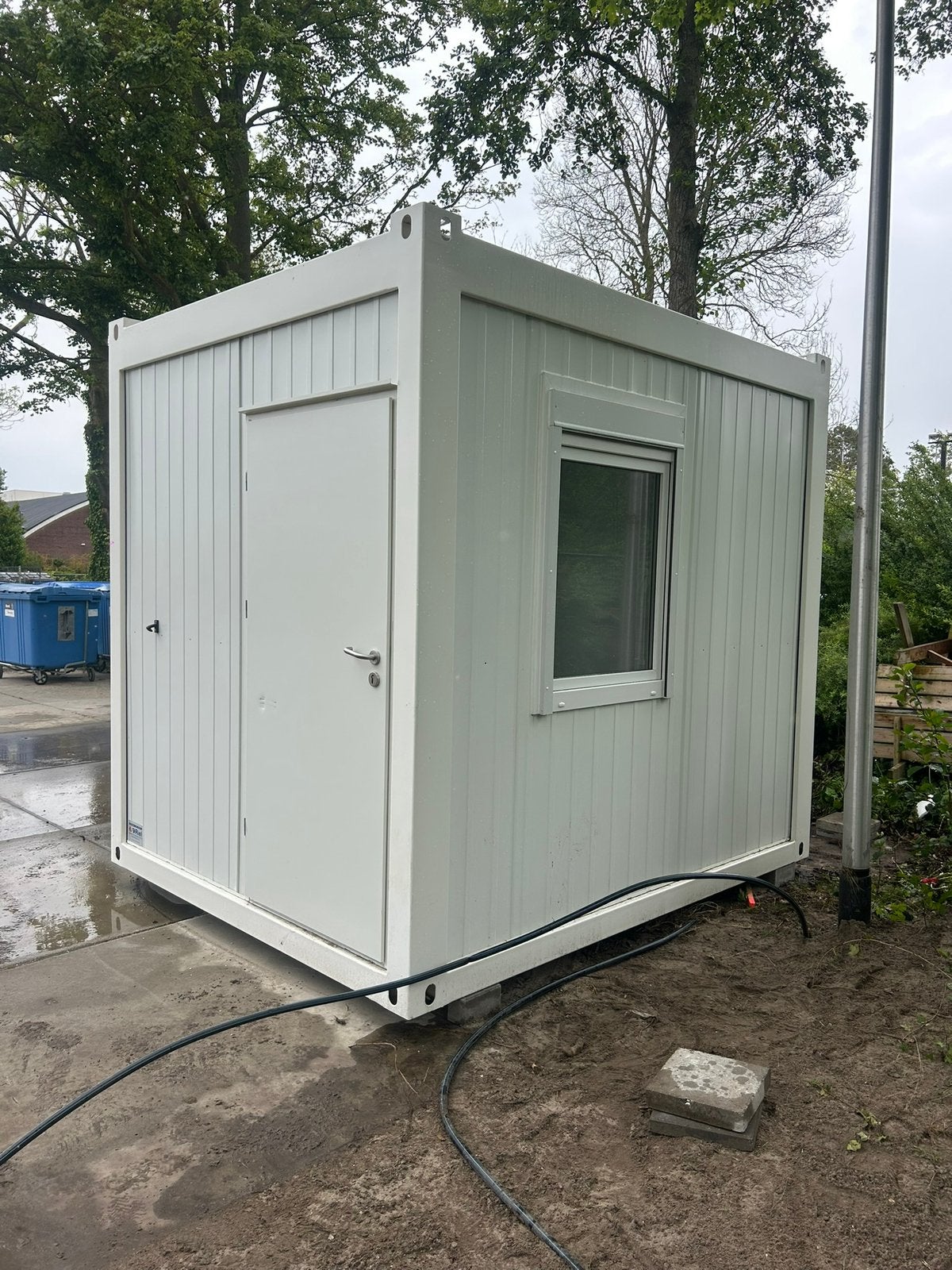 Unit 3x2.5 mtr 10ft portiersloge toegang unit kantoor bouw, Ophalen, Zo goed als nieuw