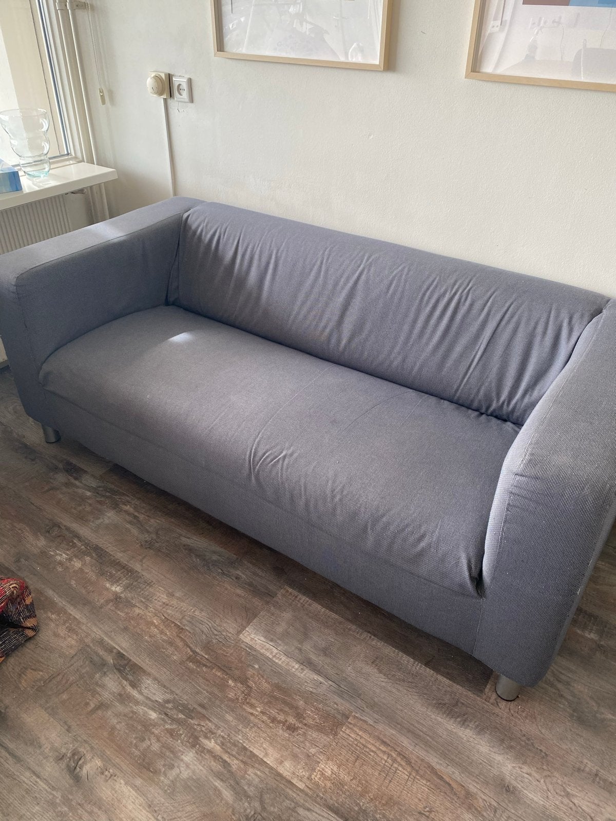 Ikea Klippan 2-zitsbank - Grijs, Huis en Inrichting, Ophalen, Gebruikt, 150 tot 200 cm, Tweepersoons