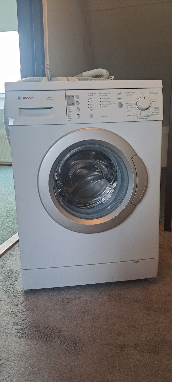 Bosch maxx 7 varioperfect wasmachine 7kg, Witgoed en Apparatuur, Zo goed als nieuw, Voorlader, 85 tot 90 cm, Ophalen