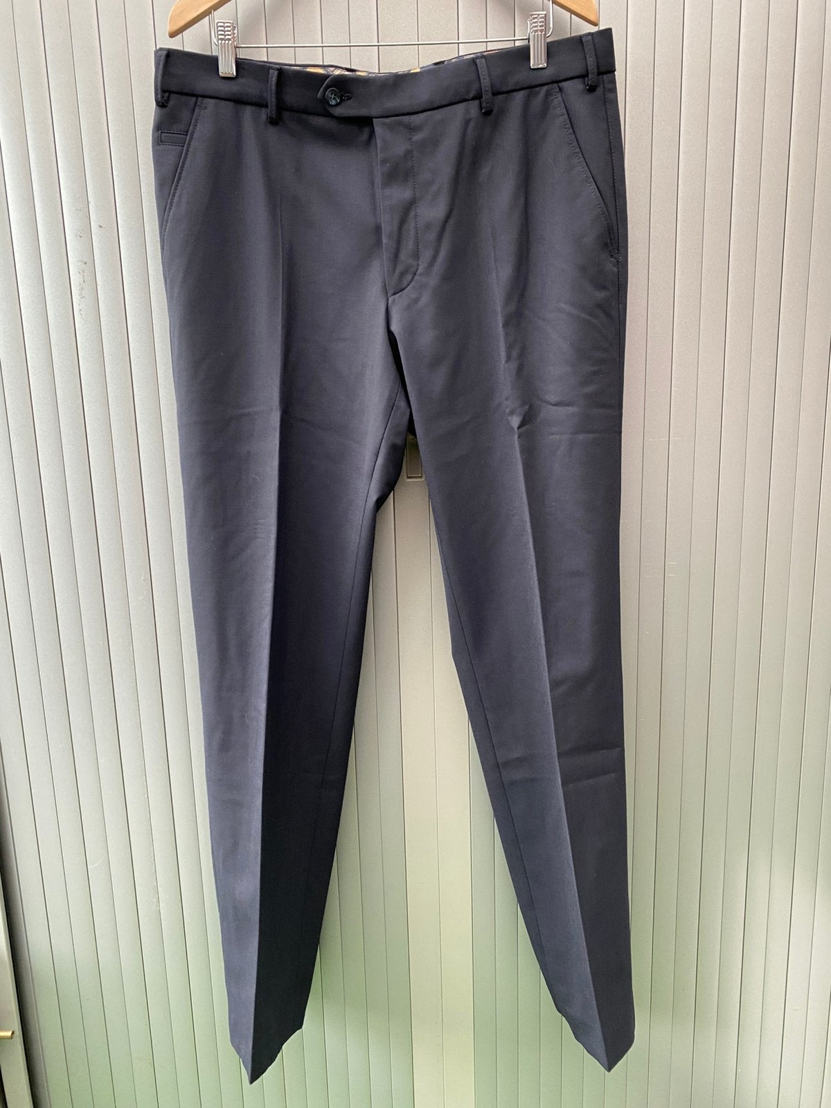 Meyer pantalon 54 marineblauw, Ophalen of Verzenden, Zo goed als nieuw, Maat 52/54 (L), Blauw