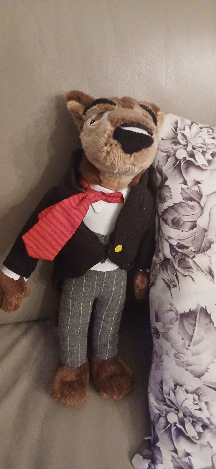 Efteling Grote Boze Wolf Knuffel, Verzamelen, Ophalen, Zo goed als nieuw, Beeldje of Poppetje