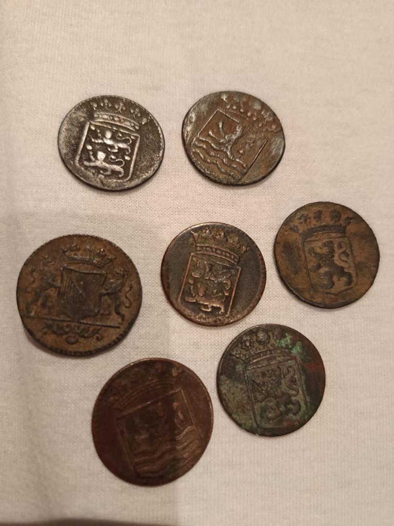 VOC Duiten Set - Diverse Jaren (1745-1766), Postzegels en Munten, Ophalen of Verzenden, Vóór koninkrijk, Overige waardes, Setje