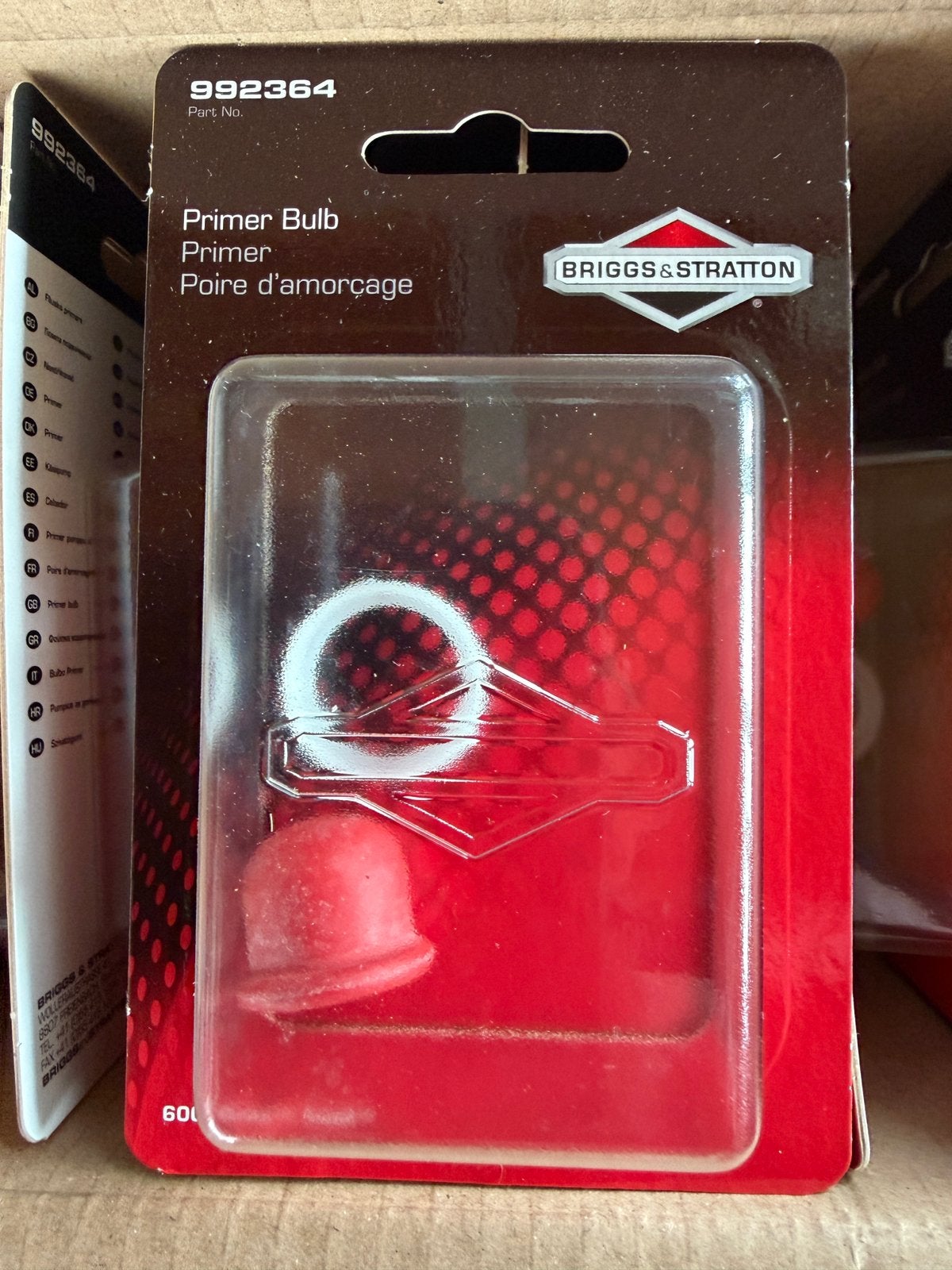 primer bulb  /primerbalg artnr. 992364 briggs en stratton, Cirkelmaaier, Nieuw, Mulchfunctie, Ophalen of Verzenden