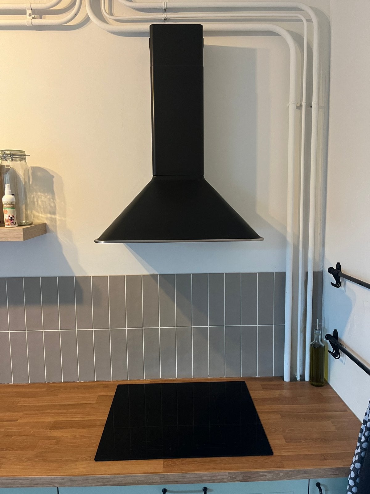 MATTRADITION afzuigkap, Ophalen, Wandschouwkap, Motor, Zo goed als nieuw