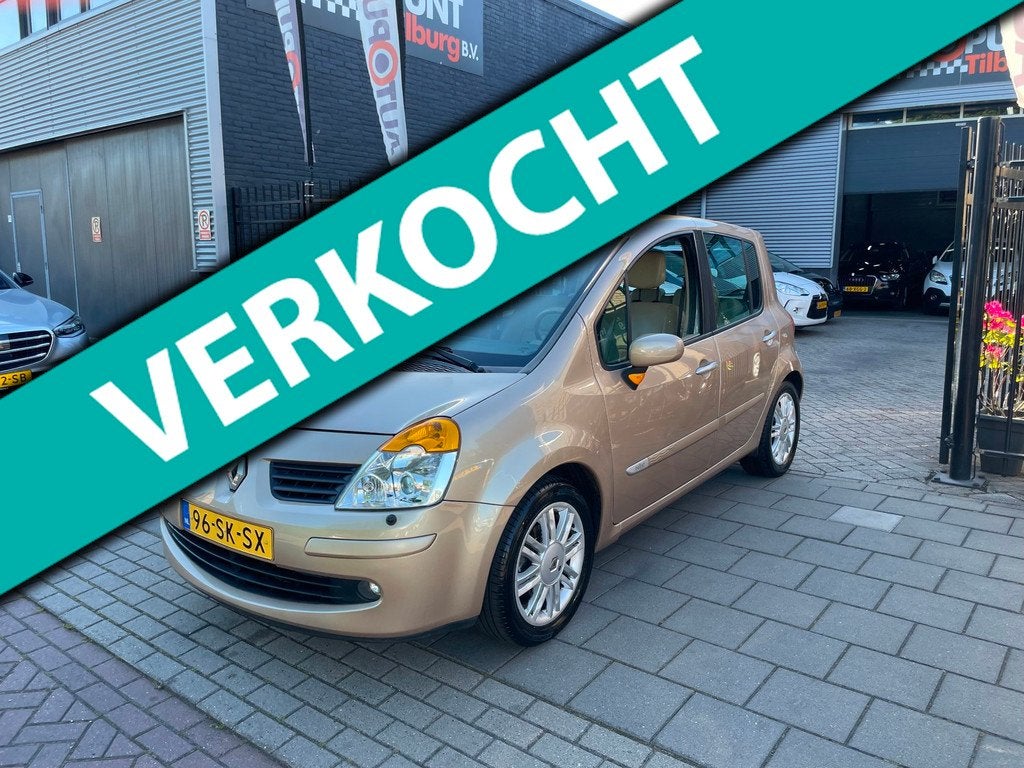 Renault Modus 1.6-16V Initiale 3e Eigenaar! Trekhaak Airco N, Auto's, Renault, Voorwielaandrijving, 15 km/l, 4 cilinders, Bedrijf