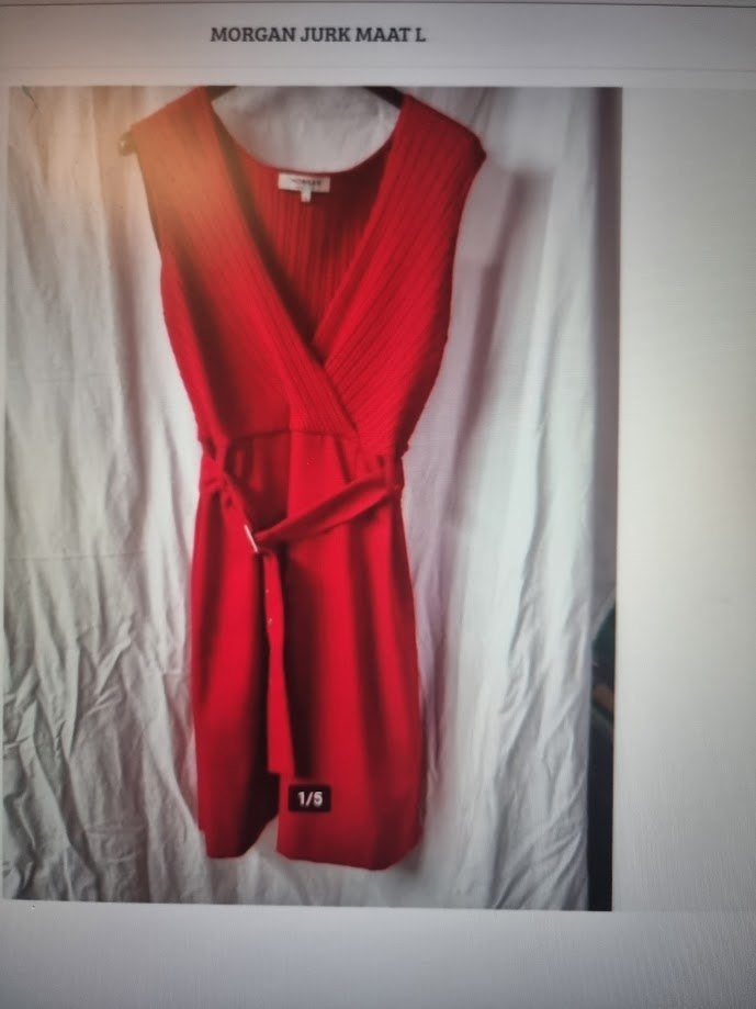 MORGAN JURK MAAT L franse maat, Kleding | Dames, Maat 38/40 (M), Nieuw, Knielengte, Rood
