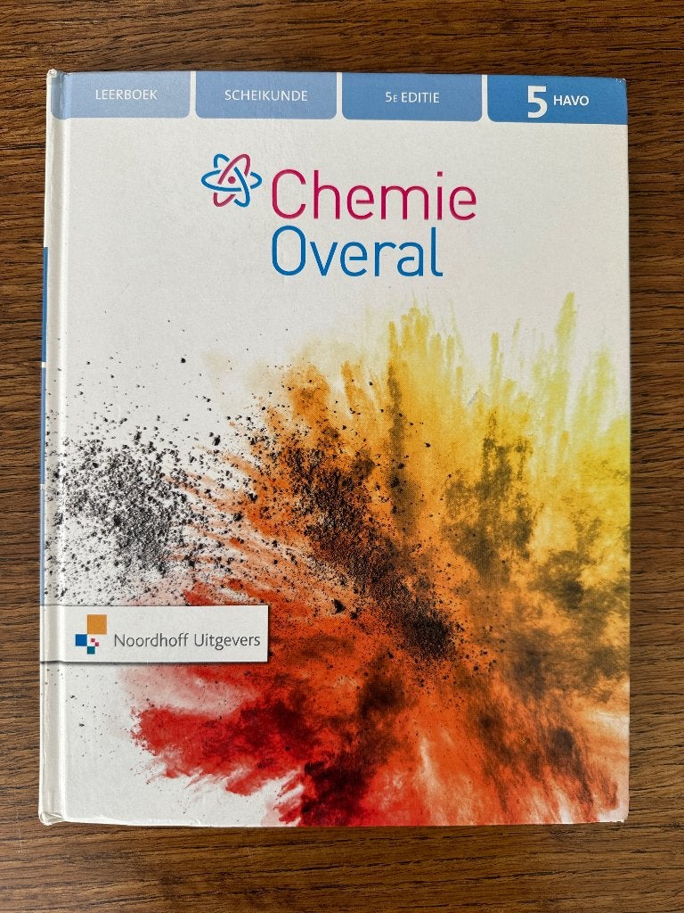Chemie Overal 5 HAVO Scheikunde Leerboek 5e editie, Boeken, Gelezen, Scheikunde, HAVO, Ophalen of Verzenden