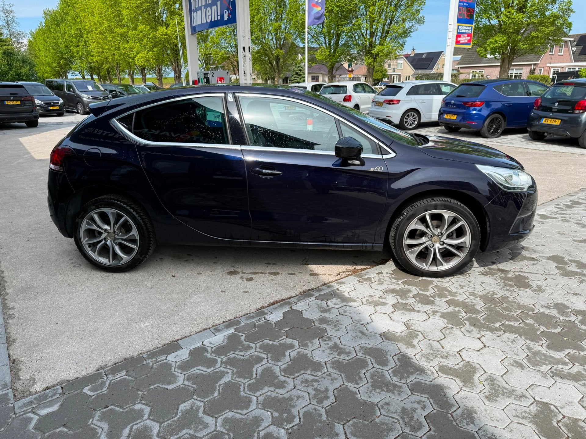 DS 4 1.2 PureTech 1955, Auto's, Euro 6, 1199 cc, Blauw, Leder en Stof