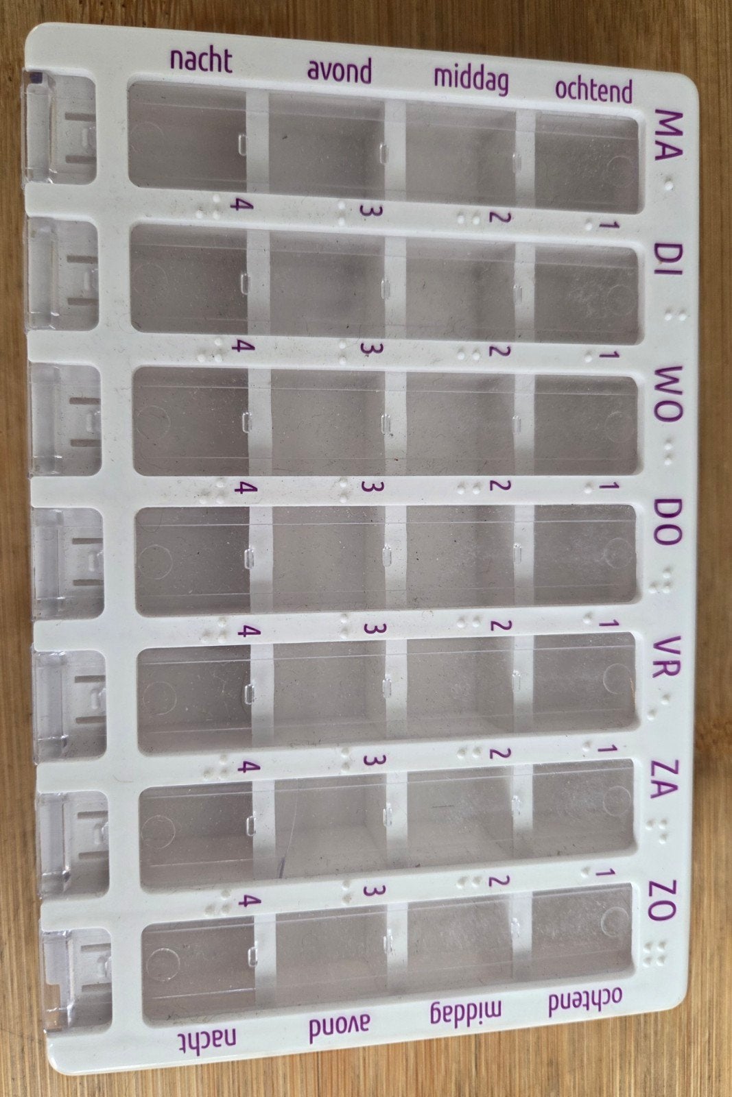 medicijnendoos pillendoos pillenorganiser, Diversen, Verpleegmiddelen, Ophalen, Zo goed als nieuw