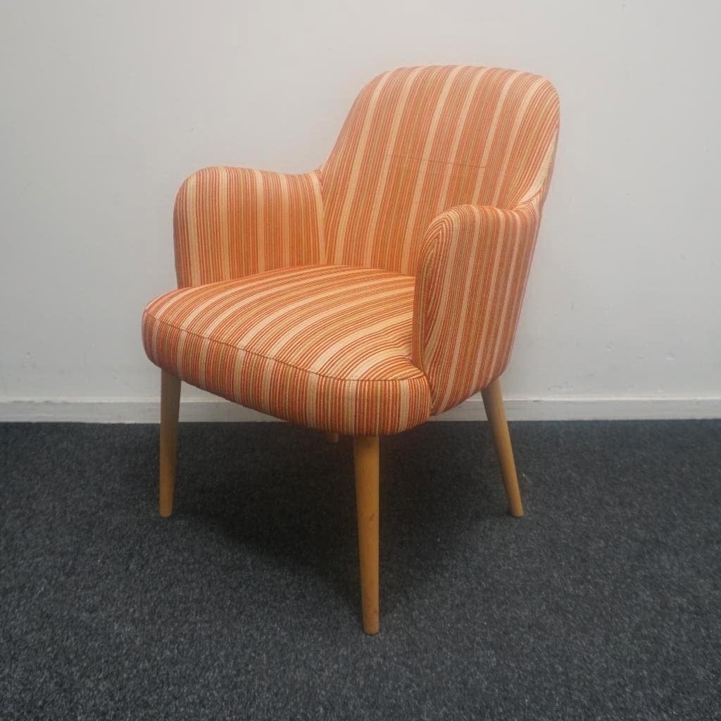 Satelliet Design Fauteuils | Design stoelen | Ribstof, Hout, Gebruikt, -, 75 tot 100 cm