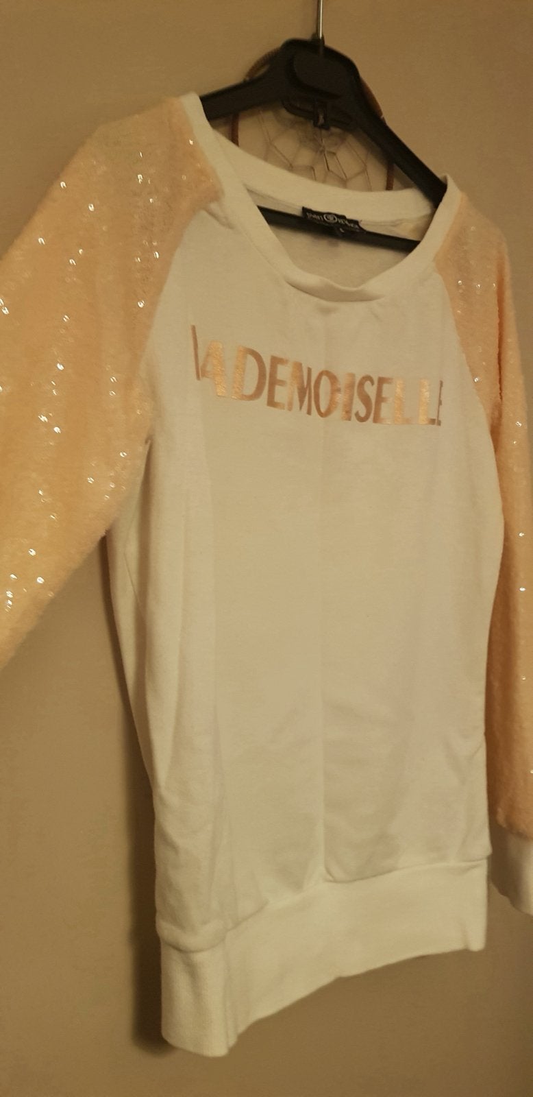 Witte merk trui dames glam Mademoiselle maat 36 S 38 M 40, Kleding | Dames, Ophalen of Verzenden, Zo goed als nieuw, Maat 36 (S)