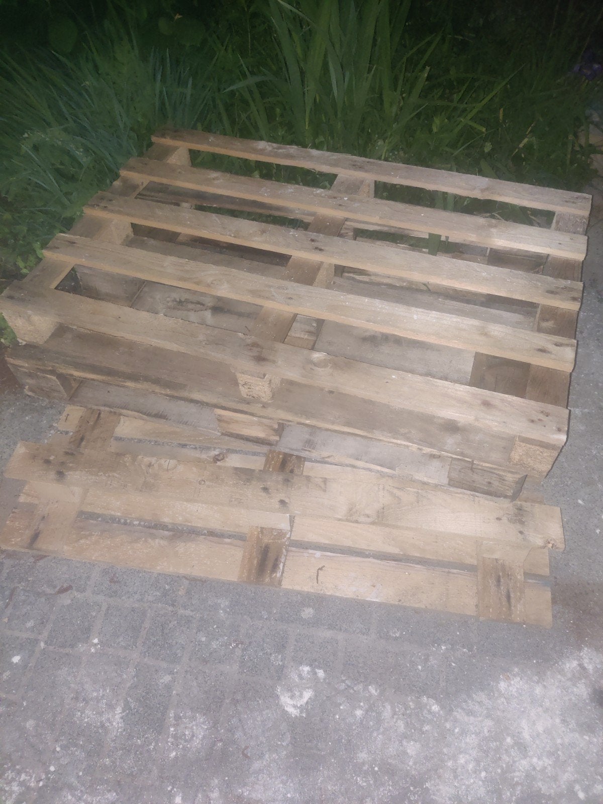 Gratis 4 pallets af te halen, Doe-het-zelf en Verbouw, Hout en Planken, Ophalen, Gebruikt, Pallet